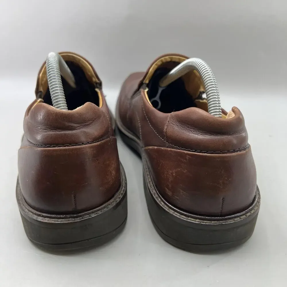 ECCO Holton Casual Slip On Loafers Men Size 10 US, 44 EU Brown Comfort Low Shoes